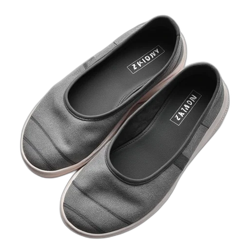shoes, bathing, black, white, grey, color transparent PNG cut-out