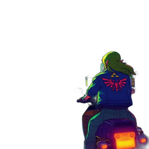 jacket, robot, weapon, mask, concept art, cyberpunk, pixel art, 3d render transparent PNG cut-out