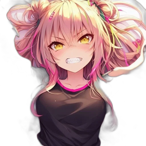 creature, face, dragon, hair, anime, pixel art, cartoon, concept art transparent PNG cut-out
