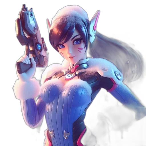 weapon, robot, staff, concept art, fantasy art, anime, comic book art, blue transparent PNG cut-out