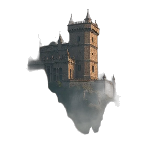 building, crown, dragon, robot transparent PNG cut-out