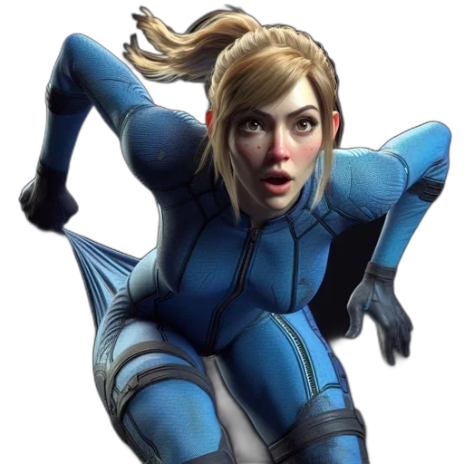 robot, face, concept art, comic book art, fantasy art, 3d render, blue, digital transparent PNG cut-out