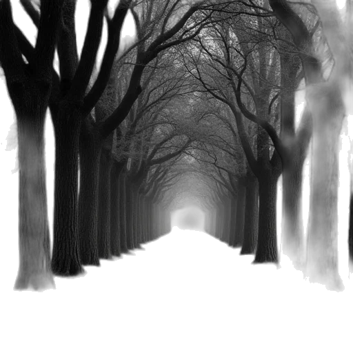 tree, mask, face, creature transparent PNG cut-out