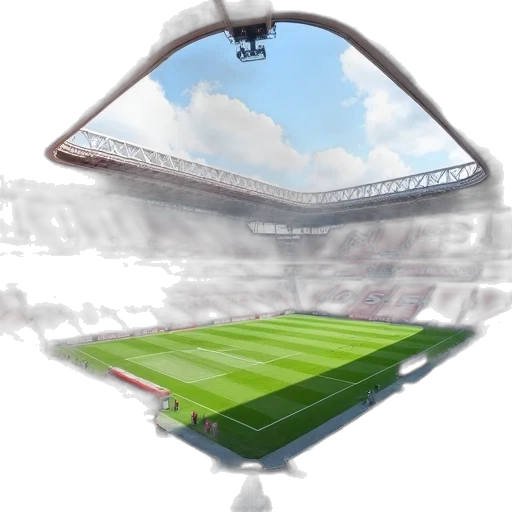3d render, concept art, interior, stade, brest, during, international, friendly transparent PNG cut-out