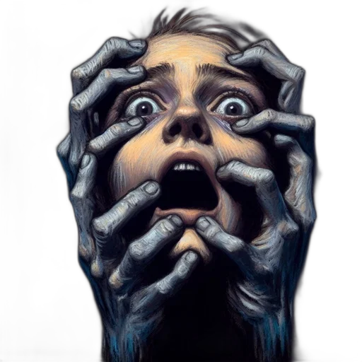 face, mask, creature, comic book art, concept art, photorealistic, fantasy art, detail transparent PNG cut-out