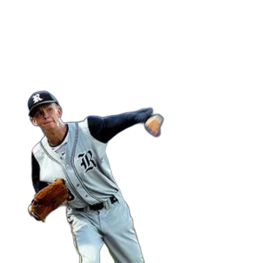animal, creature, photorealistic, 3d render, concept art, baseball, player, grey transparent PNG cut-out