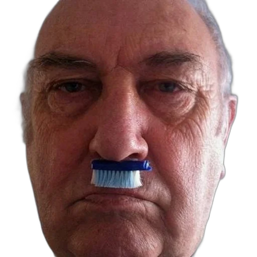 mask, face, staff, creature, man, blue, toothbrush, his transparent PNG cut-out