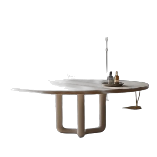 furniture, 3d render, earth tones, minimalist transparent PNG cut-out