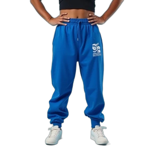 jacket, blue, person, standing, their, hands, hips, wearing transparent PNG cut-out