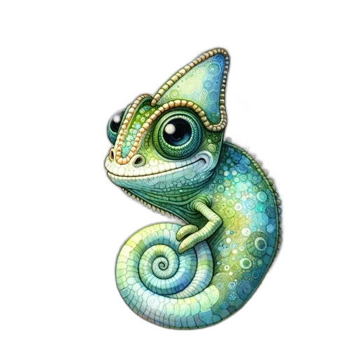 dragon, animal, creature, staff, fantasy art, watercolor, concept art, photorealistic transparent PNG cut-out