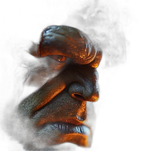 mask, face, dragon, creature, concept art, photorealistic, fantasy art, 3d render transparent PNG cut-out