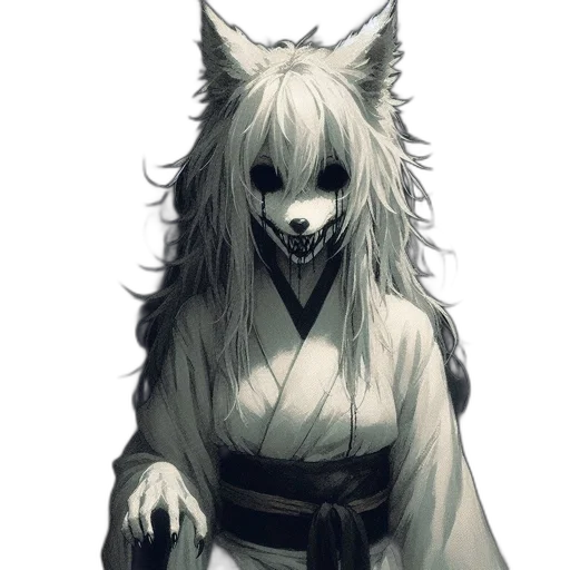 mask, creature, dress, animal, concept art, fantasy art, pixel art, anime transparent PNG cut-out