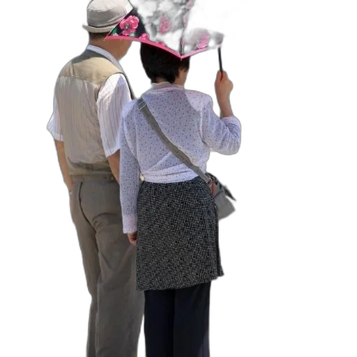 staff, umbrella, hat, mask, photorealistic, 3d render, concept art, city street transparent PNG cut-out