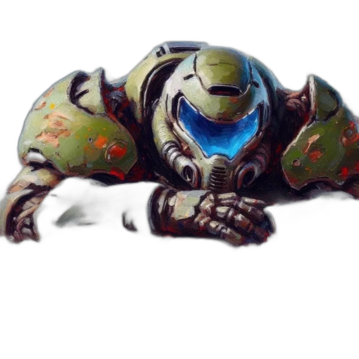 robot, creature, animal, weapon, concept art, watercolor, 3d render, fantasy art transparent PNG cut-out