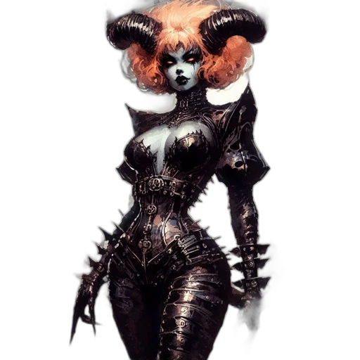 creature, concept art, fantasy art, comic book art, 3d render, dark, enigmatic, figure transparent PNG cut-out