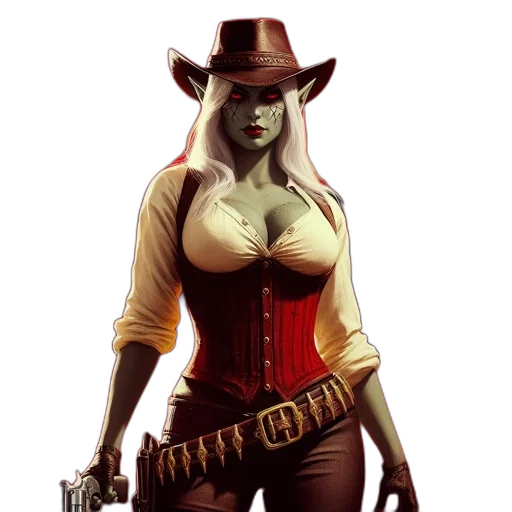 staff, hat, weapon, comic book art, concept art, fantasy art, pixel art, red transparent PNG cut-out