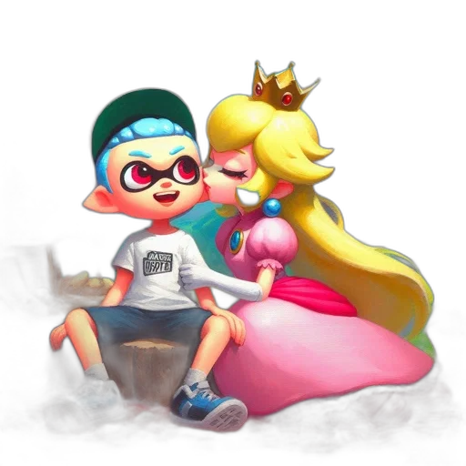 crown, dress, weapon, concept art, watercolor, pixel art, 3d render, pastel transparent PNG cut-out