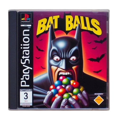 playstation, game, case, features, violent-looking, batman, holding, number transparent PNG cut-out