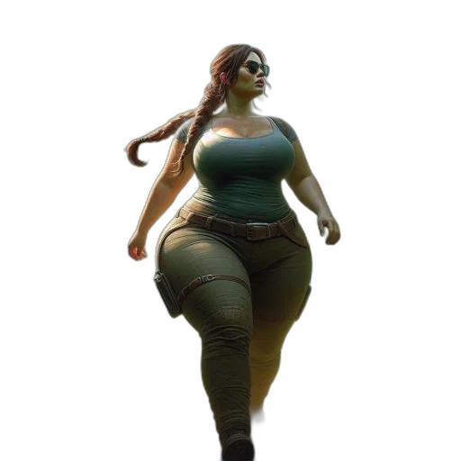 staff, creature, weapon, dress, concept art, 3d render, fantasy art, cyberpunk transparent PNG cut-out