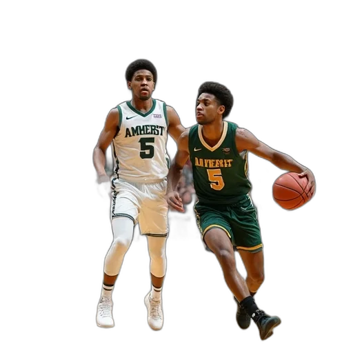 men, basketball, action, amherst transparent PNG cut-out