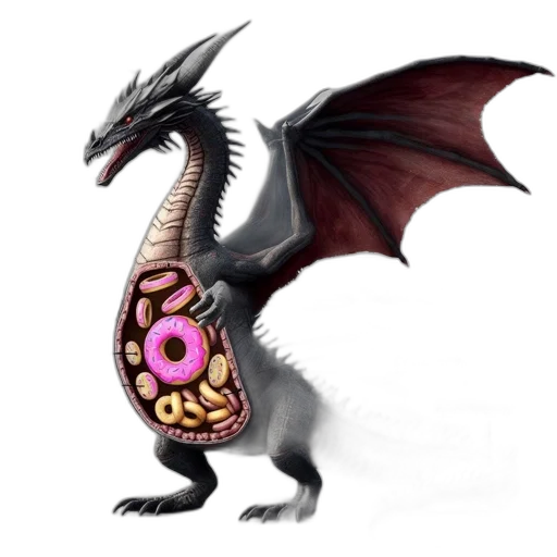 dragon, staff, jewelry, creature, concept art, fantasy art, pixel art, 3d render transparent PNG cut-out
