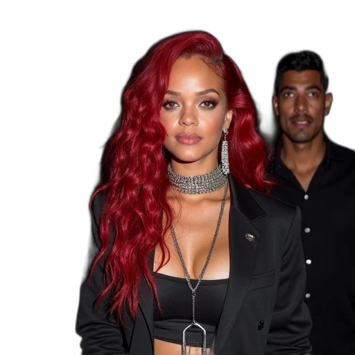 rihanna, seen, leaving, afterparty transparent PNG cut-out