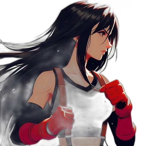 weapon, anime, concept art, pixel art, comic book art, red, animated, female transparent PNG cut-out