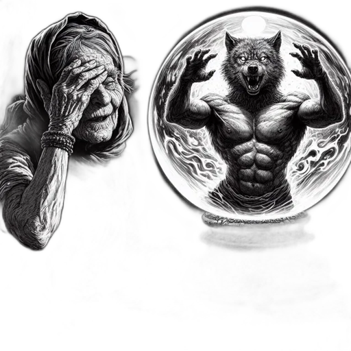 mask, creature, face, comic book art, concept art, pencil sketch, fantasy art, elderly transparent PNG cut-out