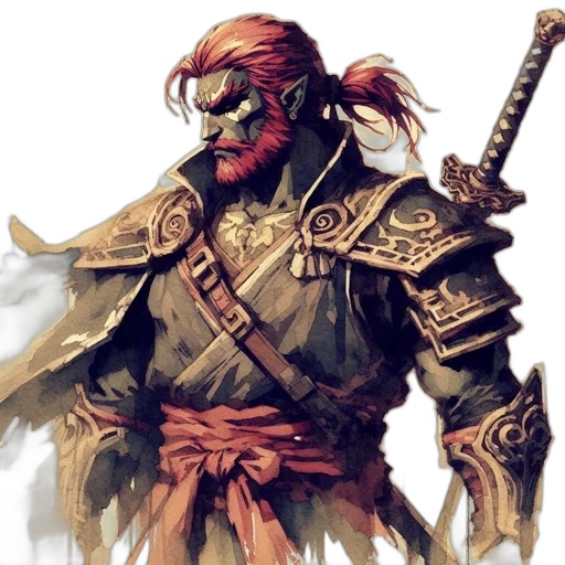 staff, mask, face, fantasy art, concept art, comic book art, pixel art, red transparent PNG cut-out
