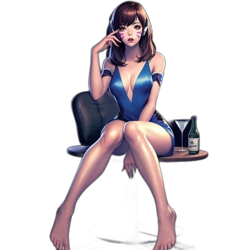 dress, staff, robot, furniture, fantasy art, concept art, comic book art, anime transparent PNG cut-out