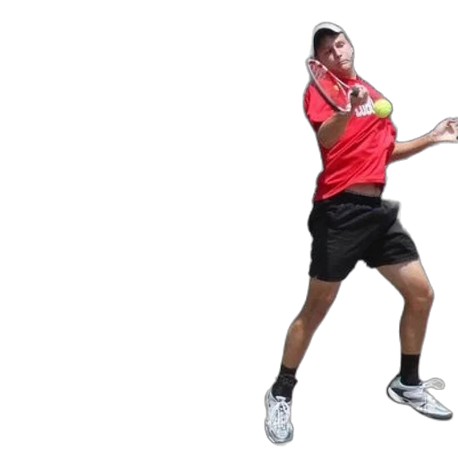 staff, 3d render, two, side-by-side, photos, tennis, player, action transparent PNG cut-out