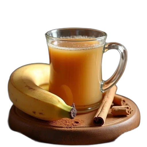 food, weapon, photorealistic, 3d render, banana, cinnamon, tea, steep transparent PNG cut-out