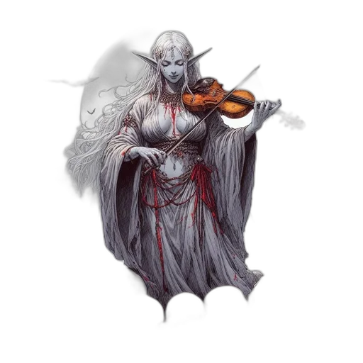 fantasy art, concept art, pixel art, watercolor, dark, red, scene, features transparent PNG cut-out