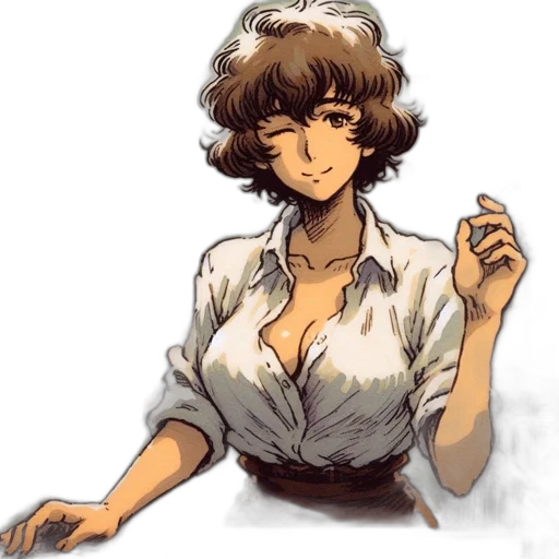 dress, staff, jacket, jewelry, watercolor, concept art, pixel art, anime transparent PNG cut-out