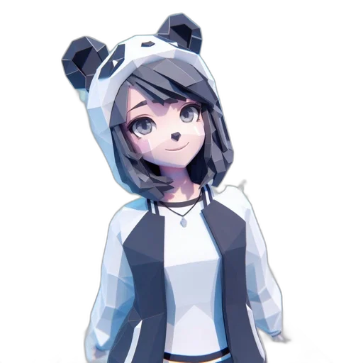 staff, creature, animal, robot, anime, pixel art, concept art, 3d render transparent PNG cut-out