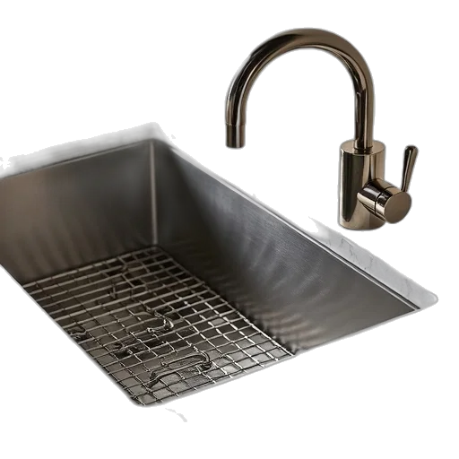 3d render, wire, sink, grid transparent PNG cut-out