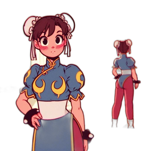 staff, dress, concept art, pixel art, anime, fantasy art, blue, pastel transparent PNG cut-out