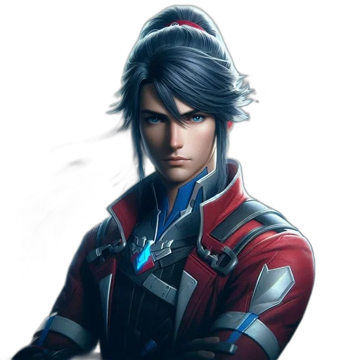 face, concept art, fantasy art, anime, photorealistic, figure, long, black transparent PNG cut-out