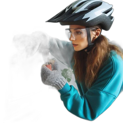 hat, jacket, mask, photorealistic, concept art, 3d render, vaporwave, young transparent PNG cut-out