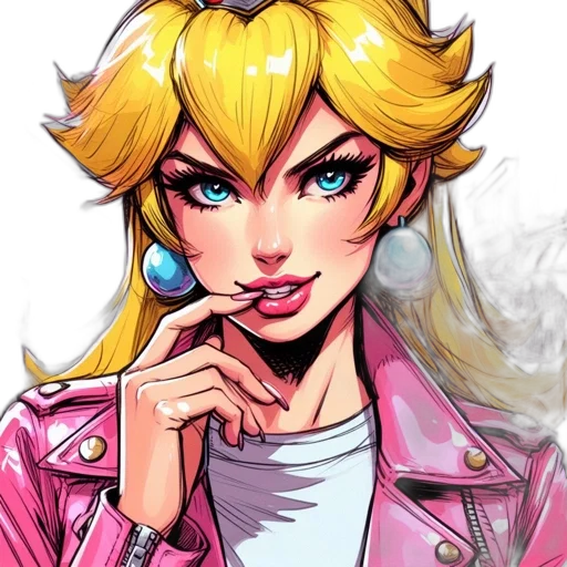face, jacket, anime, comic book art, watercolor, concept art, pastel, golden transparent PNG cut-out