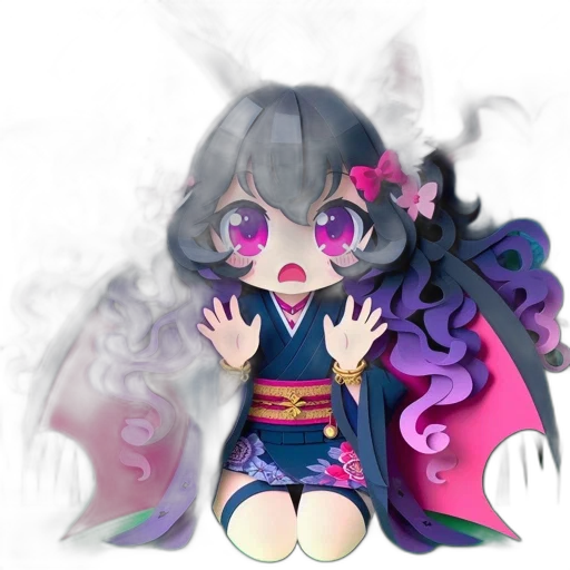 dragon, mask, creature, staff, fantasy art, anime, concept art, pixel art transparent PNG cut-out