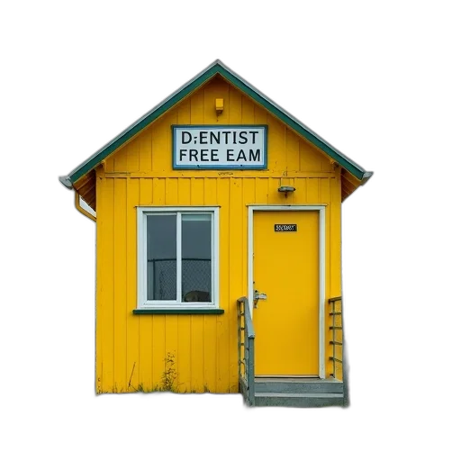 building, furniture, dress, car, small, yellow, pointed, roof transparent PNG cut-out