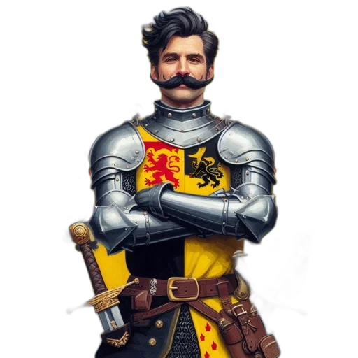 sword, crown, staff, face, fantasy art, concept art, pixel art, comic book art transparent PNG cut-out