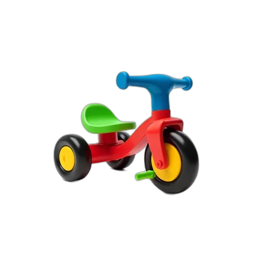 car, weapon, robot, furniture, 3d render, colorful, toy, tricycle transparent PNG cut-out