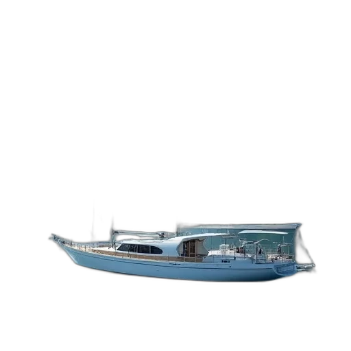 weapon, crown, 3d render, photorealistic, concept art, modern, white, sailboat transparent PNG cut-out
