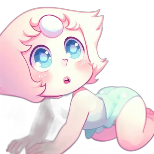 creature, staff, face, weapon, watercolor, vaporwave, anime, concept art transparent PNG cut-out