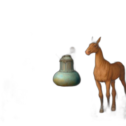 animal, bottle, hat, jewelry, 3d render, concept art, pixel art, photorealistic transparent PNG cut-out
