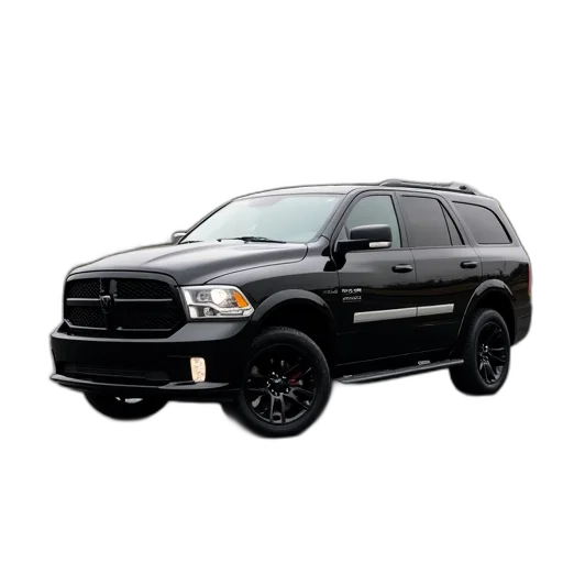 car, photorealistic, black, four, door, suv, parked, parking transparent PNG cut-out