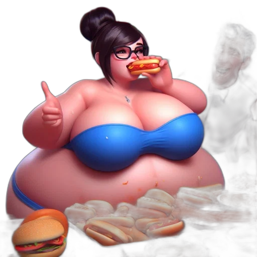 food, creature, animal, dress, concept art, 3d render, photorealistic, pixel art transparent PNG cut-out