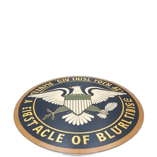 jacket, umbrella, staff, 3d render, circular, floor, medallion, lobby transparent PNG cut-out